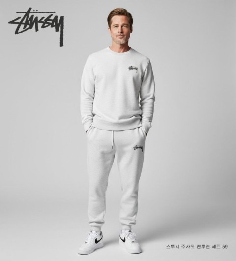 스투시 주사위 맨투맨 기모세트 59 국내배송