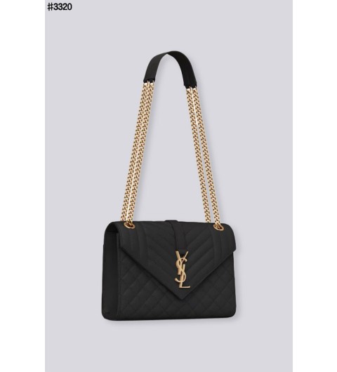 입생로랑 엔벨로프 체인백 & 컴팩트 지퍼 어라운드 반지갑 & 레더 키링 셋 국내배송