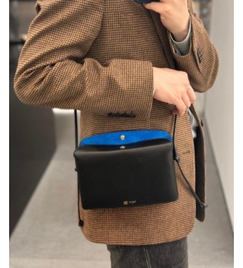 셀린느  수입 트리오 플랩 -블랙- 국내배송