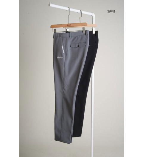 말본 남성 포켓 자수로고 기모 골프팬츠 국내배송