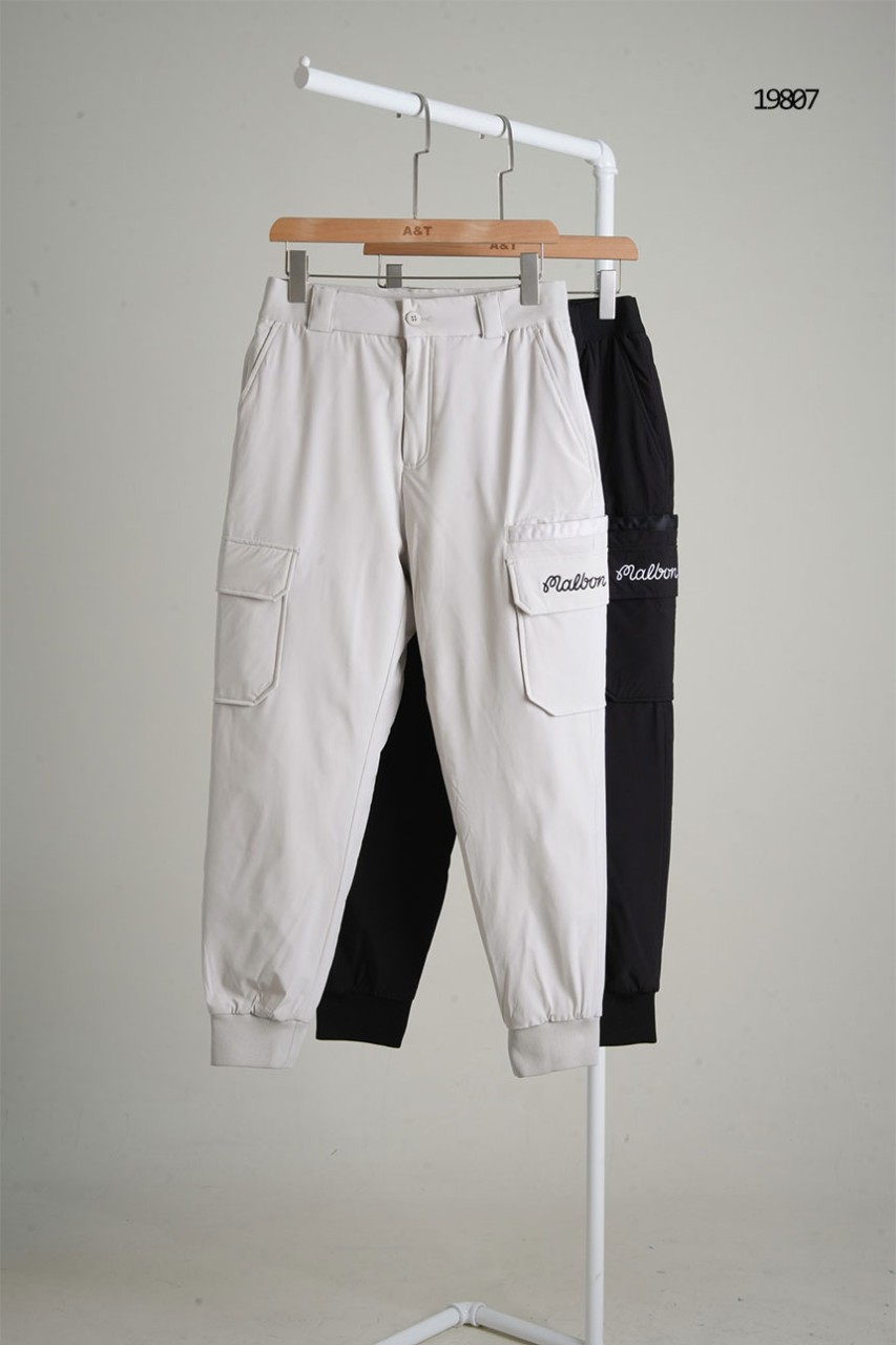 말본 남성 포켓 카고 조거 패딩 팬츠 국내배송