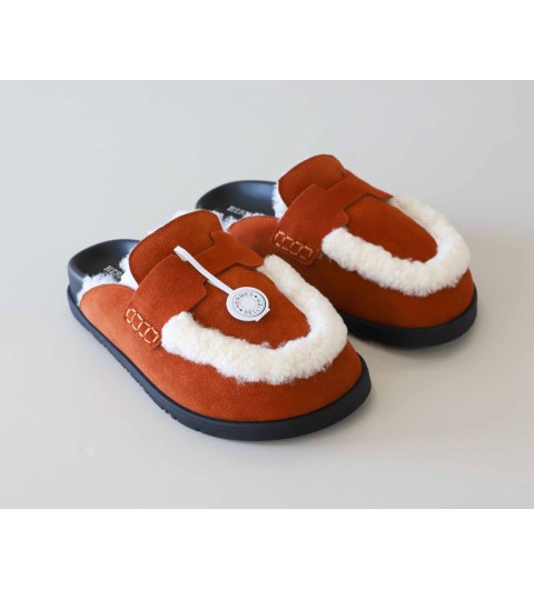 에르메스 수입 스웨이드 고(GO) 뮬 슬리퍼 입고 국내배송