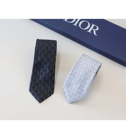 디올 [ D*OR ] 수입 CD 다이아몬드 실크 넥타이 국내배송