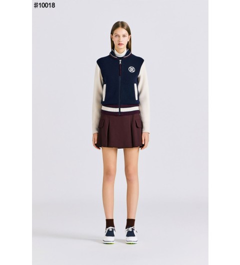 지포어 울 혼방 풀 집업 바시티 스웨터 자켓 국내배송