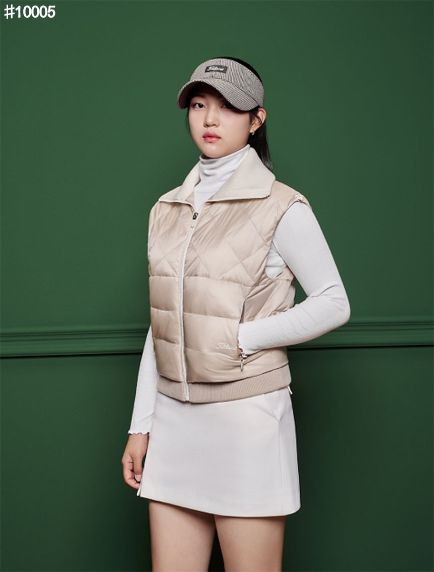 타이틀리스트 PLAY 라이트 웨이트 베이직 다운 베스트 국내배송