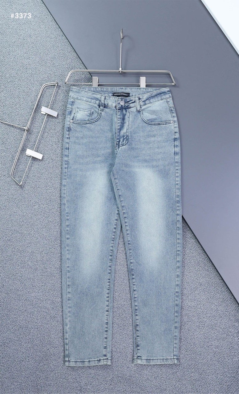 크롬하츠 말발굽엠보 로고 워싱 데님 팬츠 국내배송